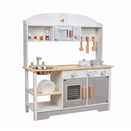 Retiro Express - Cocina Montessori Blanca + Accesorios