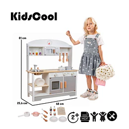 Retiro Express - Cocina Montessori Blanca + Accesorios