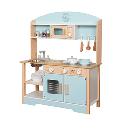 Retiro Express - Cocina Montessori Celeste + Accesorios