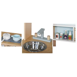 Retiro Express - Cocina Montessori Celeste + Accesorios