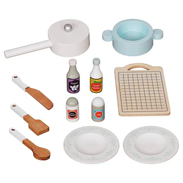 Retiro Express - Cocina Montessori Celeste + Accesorios
