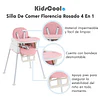 Silla De Comer Florencia Rosado 4 en 1 