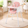 Silla De Comer Florencia Rosado 4 en 1 