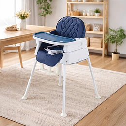 Silla De Comer Florencia Azul 4 en 1 