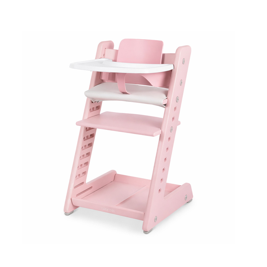 Silla De Comer Steps Rosada Bebesit