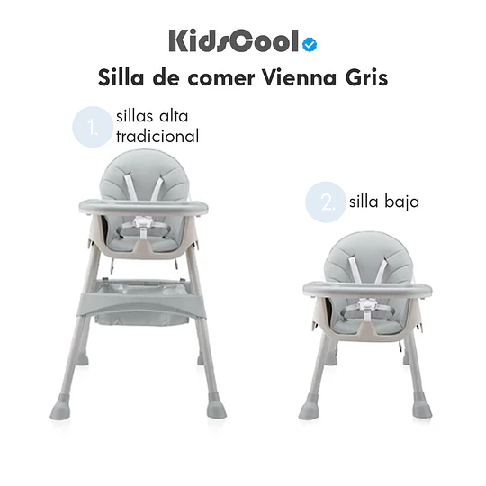 Retiro Express - Silla de comer Vienna Gris