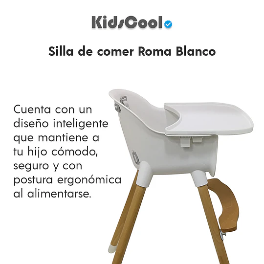 Retiro Express - Silla de comer Roma Blanco
