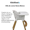 Retiro Express - Silla de comer Roma Blanco