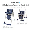 Retiro Express - Silla De Comer Vancouver Azul 5 en 1
