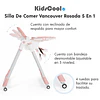 Retiro Express - Silla De Comer Vancouver Rosada 5 en 1