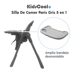 Retiro Express - Silla De Comer Paris Gris 5 en 1