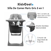 Silla De Comer Paris Gris 5 en 1