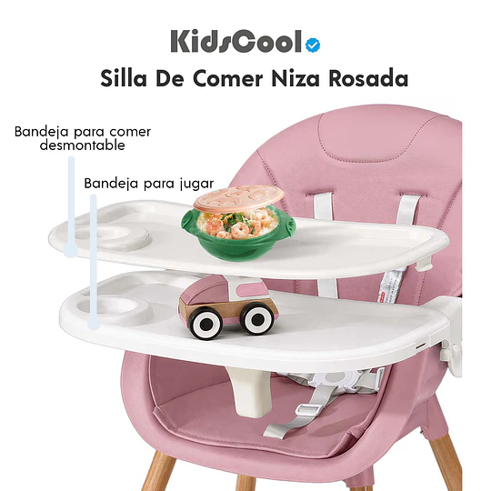 Silla De Comer Niza Rosada