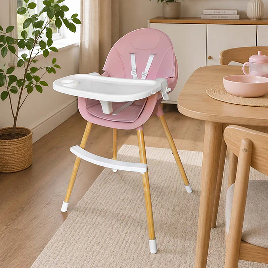 Silla De Comer Niza Rosada