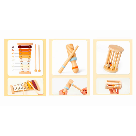 Retiro Express - Didactico Musical 7 Instrumentos Montessori