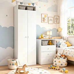 Closet + Comoda Blanco Top Baby 