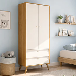 Ropero Gold 2 Pts Beige Eco Wood