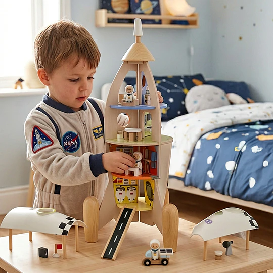 Cohete espacial Rocket Montessori