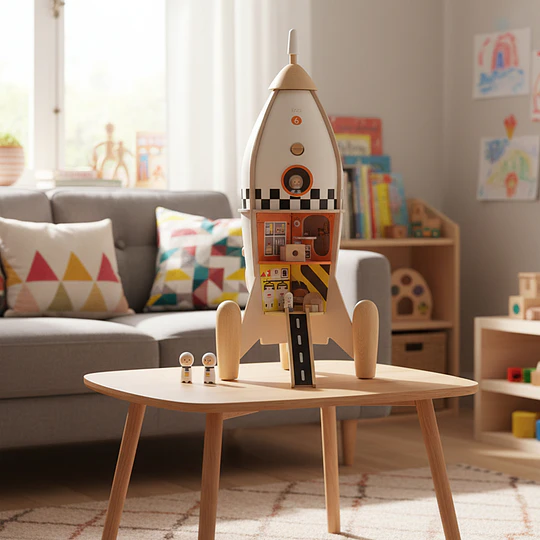 Cohete espacial Rocket Montessori