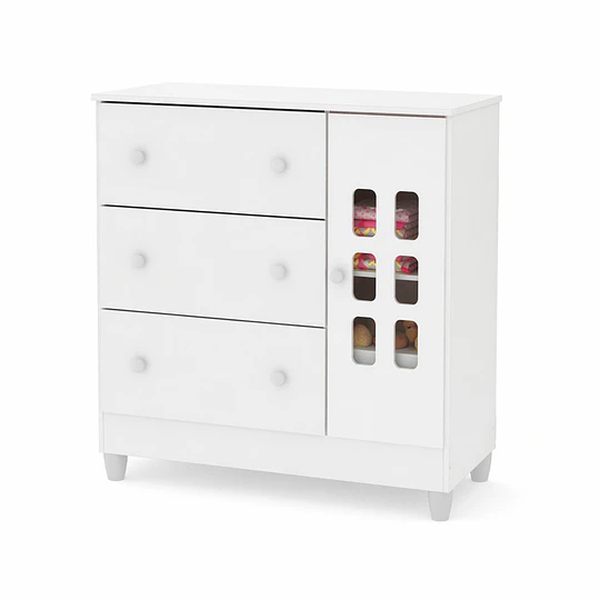 Comoda Con Puerta Blanco Maria