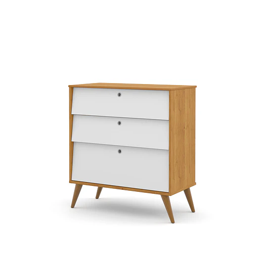 Cómoda Gold Blanca Eco Wood