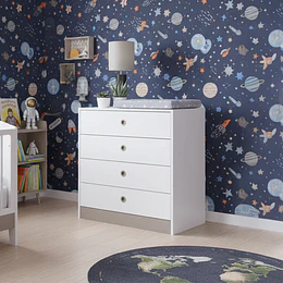 Cómoda infantil 4 cajones Amore