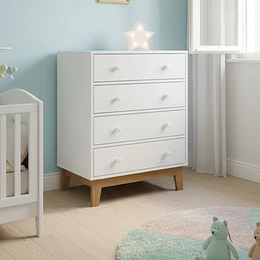 Cómoda 4 Cajones Harmony Blanco