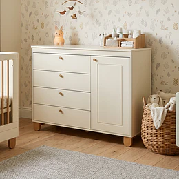 Cómoda Con Puerta Zupi Beige