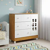 Comoda Con Puerta Blanco Miel  Maria