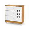 Comoda Con Puerta Blanco Miel  Maria
