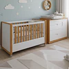Comoda Tutto Con Puerta Blanca Caramelo