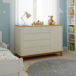 Comoda Flow Puerta Beige Eco Wood
