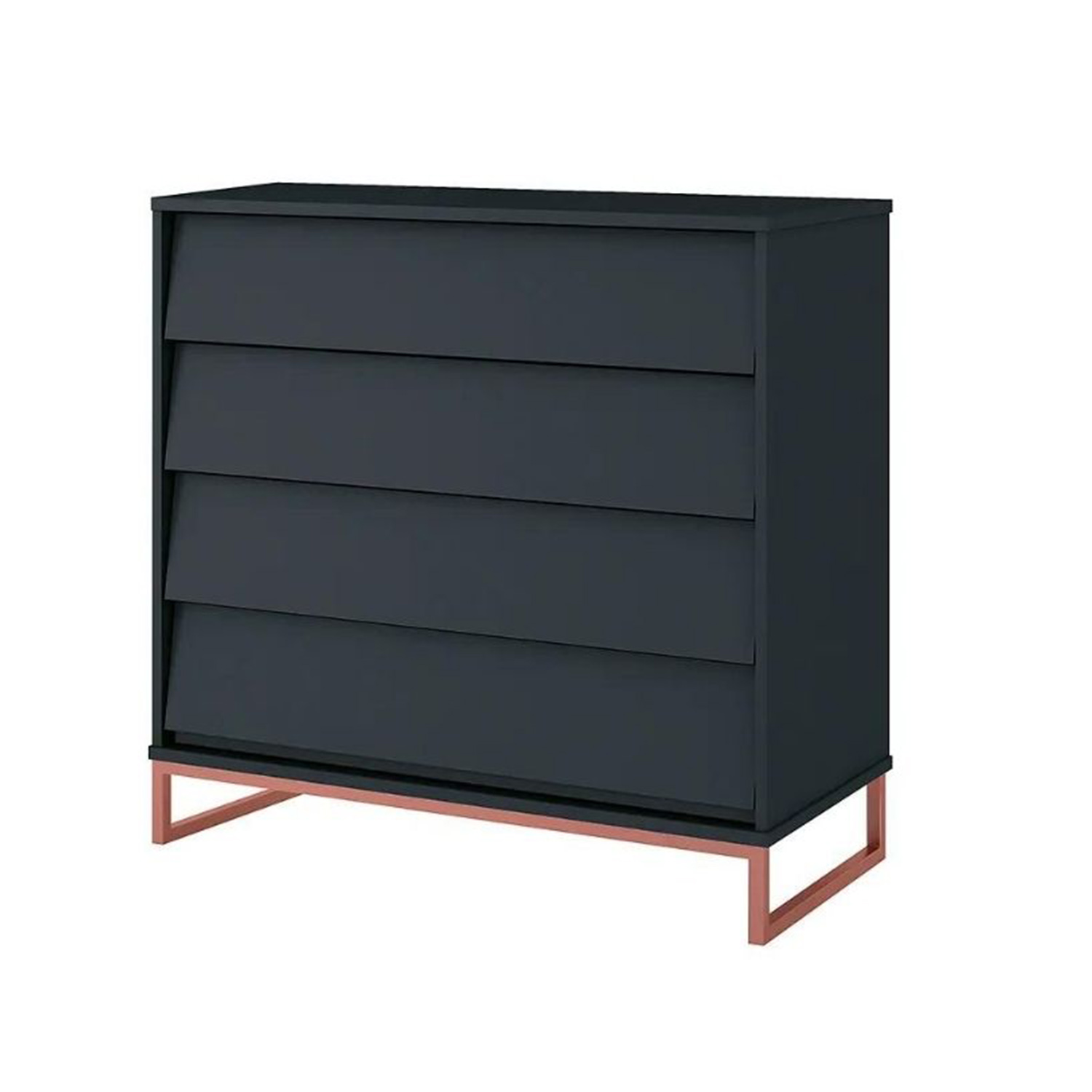 Cómoda Noah Design Grafito Base Cobre