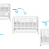 Retiro Express - Cuna Antirreflujo 3 en 1 Lion Blanca Kidscool - PRODUCTO ARMADO DESPACHO SOLO RM