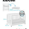 Retiro Express - Cuna Antirreflujo 3 en 1 Lion Blanca Kidscool - PRODUCTO ARMADO DESPACHO SOLO RM