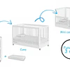 Retiro Express - Cuna Antirreflujo 3 en 1 Lion Blanca Kidscool - PRODUCTO ARMADO DESPACHO SOLO RM
