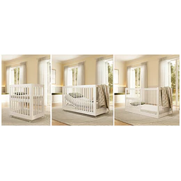 Retiro Express - Cuna Antirreflujo 3 en 1 Lion Blanca Kidscool - PRODUCTO ARMADO DESPACHO SOLO RM