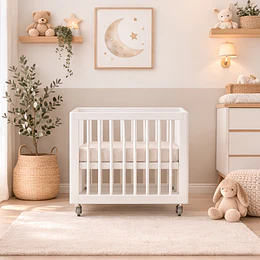 Retiro Express - Cuna Antirreflujo 3 en 1 Lion Blanca Kidscool - PRODUCTO ARMADO DESPACHO SOLO RM