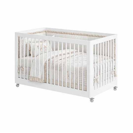 Retiro Express - Cuna Antirreflujo 3 en 1 Lion Blanca Kidscool - PRODUCTO ARMADO DESPACHO SOLO RM