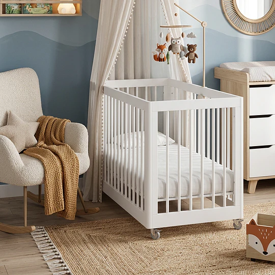 Retiro Express - Cuna Antirreflujo 3 en 1 Lion Blanca Kidscool - PRODUCTO ARMADO DESPACHO SOLO RM
