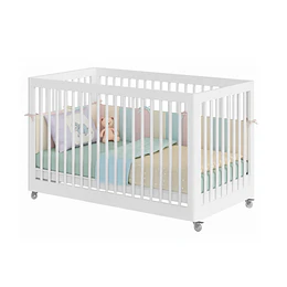 Retiro Express - Cuna Antirreflujo 3 en 1 Lion Blanca Kidscool - PRODUCTO ARMADO DESPACHO SOLO RM