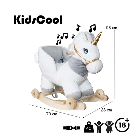 Retiro Express - Balancín Correpasillo 2 En 1 Unicornio Kidscool