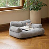 Retiro Express - Cama Sofá Relajante Mascotas PetsCool M Gris-Lavable y Ortopédica