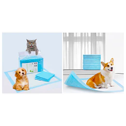 Retiro Express - Sabanillas para Perros 60x60 cm PetsCool 50 Unidades 6 Capas Ultra Absorbentes