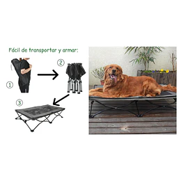 Retiro Express - Cama Elevada Plegable para Perro Talla L PetsCool Soporta 90 KG