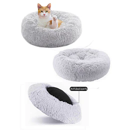 Retiro Express - Cama Nido Relajante para Mascotas S PetsCool Gris 50 cm Antiansiedad