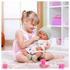 Retiro Express - Muñeca Bebé Realista Kidscool 40cm 12 Sonidos de Apego Blanco