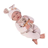 Retiro Express - Muñeca Bebé Realista Kidscool 40cm 12 Sonidos de Apego Beige