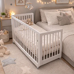 Cuna Antirreflujo 3 en 1 Lion Blanca Kidscool 