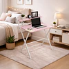 Escritorio Plegable Home Office Rosado